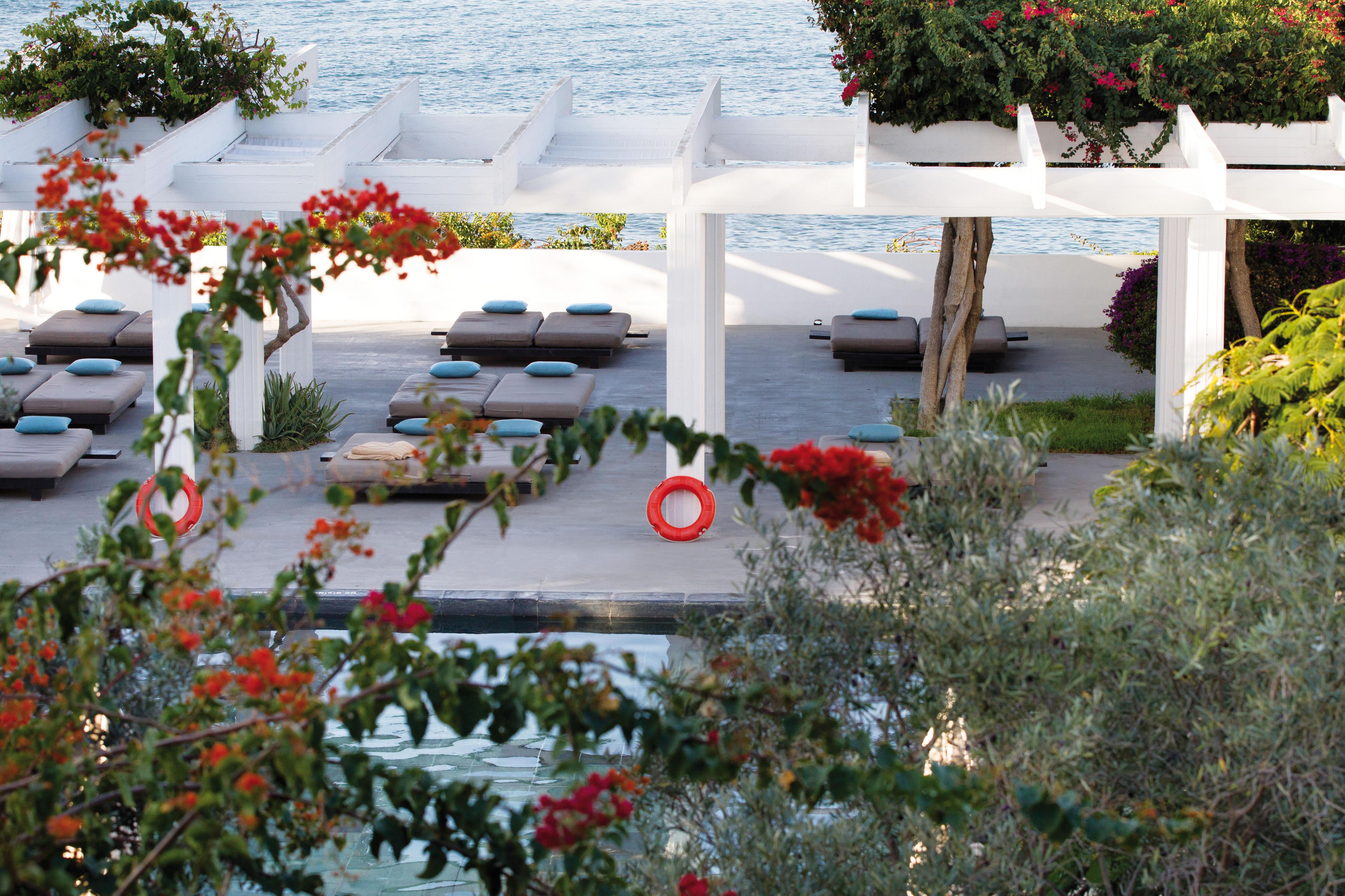 Almyra Hotel Paphos Luaran gambar The pool at the hotel
