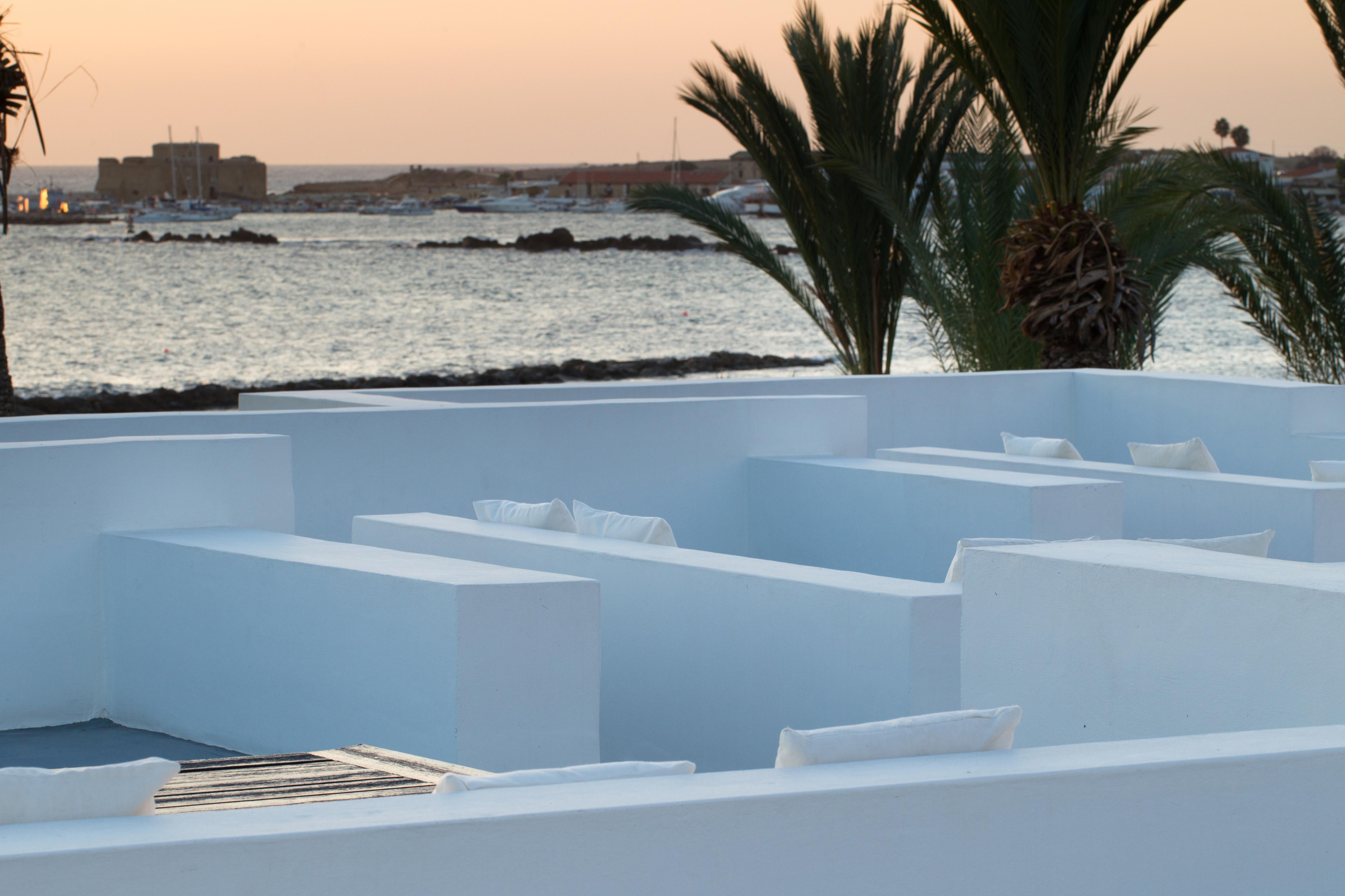 Almyra Hotel Paphos Luaran gambar The whitewashed houses of the island
